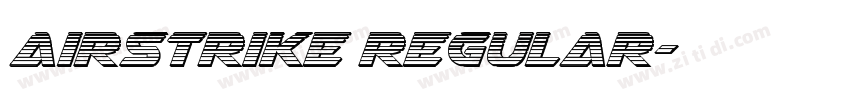 Airstrike Regular字体转换